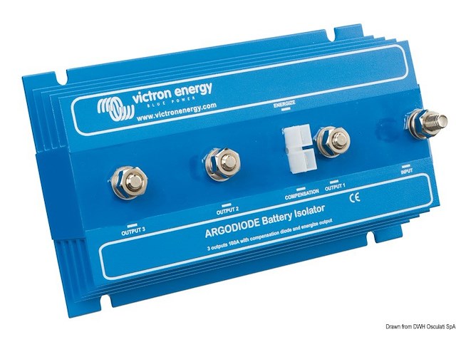 Ripartitore di carica Argodiode 3 x 180 A