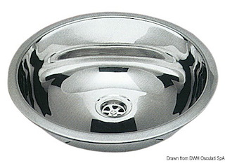Lavello inox tondo 387 mm