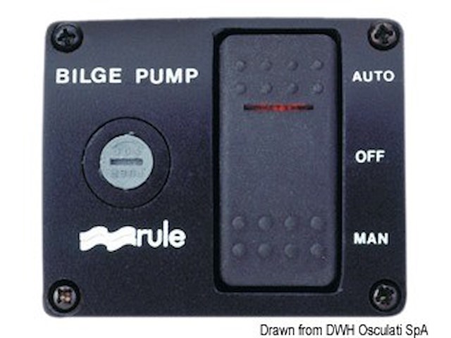 Interruttore Rule DeLux 12 V
