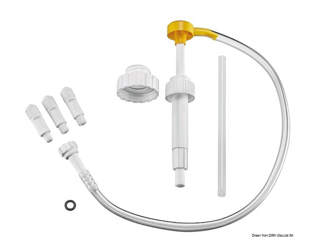 Pompa riempimento olio piede