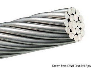 Cavo inox 19 fili 2,5 mm