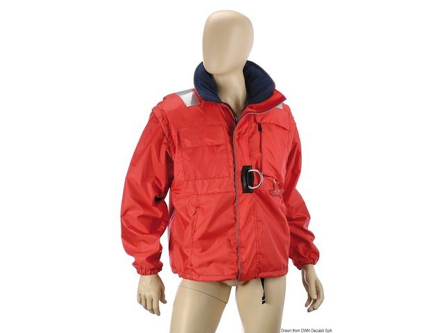 Giacca cerata autogonfiabile con cintura M