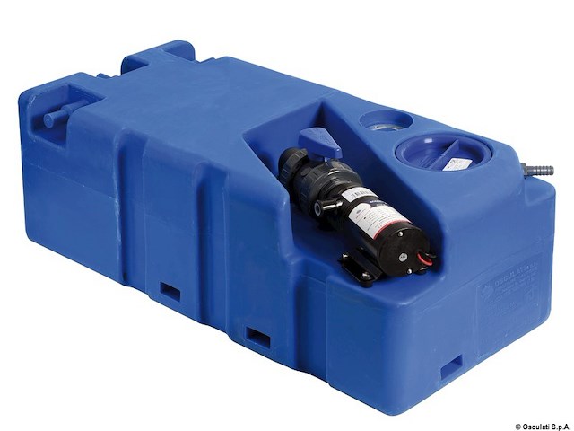 Serbatoio acque nere con maceratore 12V 70 Lt