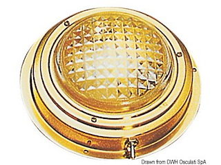 Plafoniera ottone 175 mm