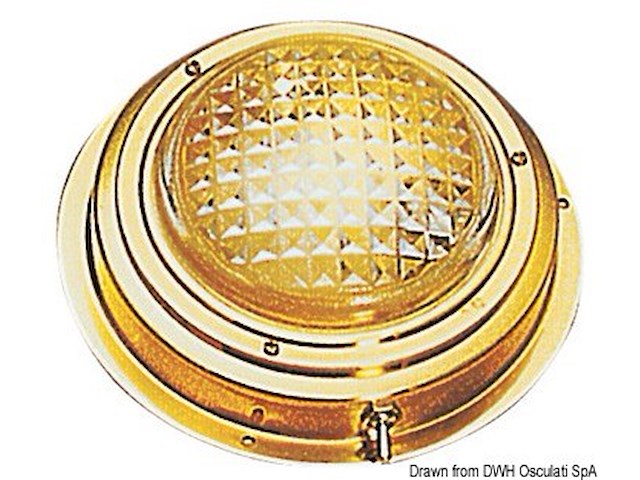 Plafoniera ottone 175 mm