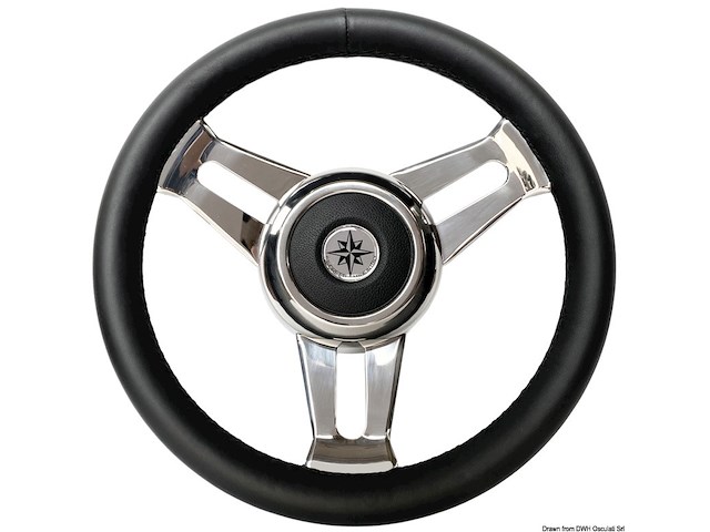 Volante in pelle nera