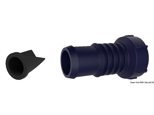 Scarico dritto 3/4" & 1" c/valvola non ritorno