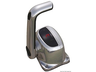 Scatola monoleva  c/trim, cromo B501CHT/L