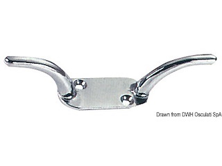 Galloccia ottone cromato mm 80