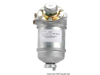 Filtro gasolio con pompante a mano