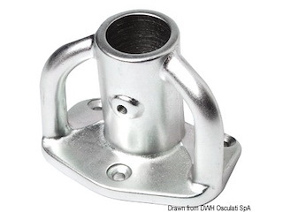 Base candeliere 90° lega leggera