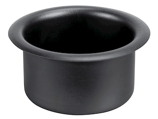 Portabicchieri/lattine inox nero