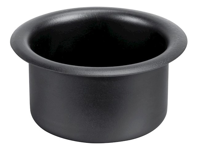 Portabicchieri/lattine inox nero