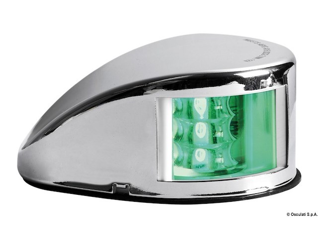 Fanale di via Mouse Deck verde corpo inox