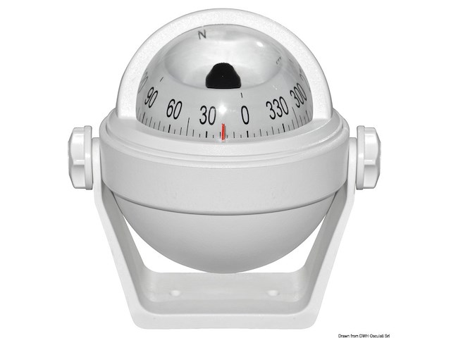 Bussola Riviera BS2 2"1/2 bianca,rosa bianca