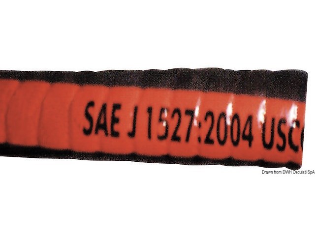 Tubo carburante spiralato 50 x 63 mm 10 m