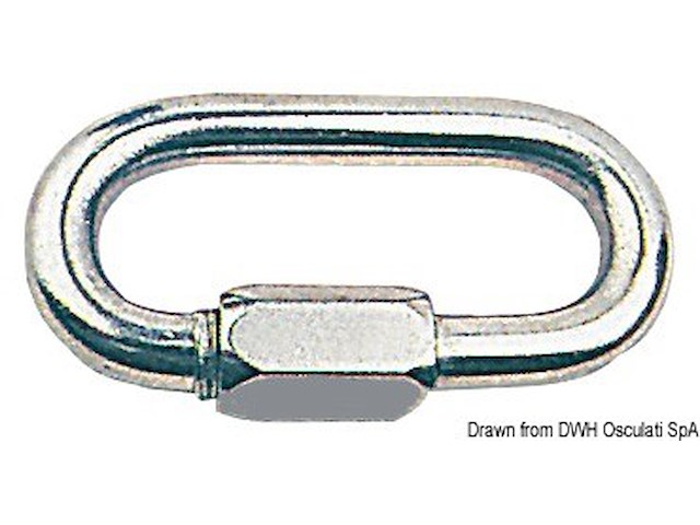 Moschettone inox a vite mm 3,5