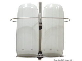 Portaparabordi pieghevole 430 x 210 mm