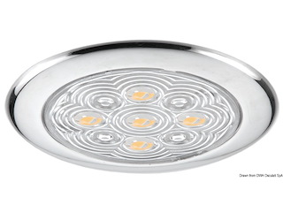 Plafoniera 5 LED luce bianca