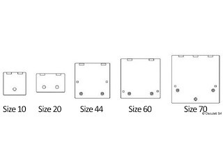 Protezione grigia passouomo Lewmar Flush size 60
