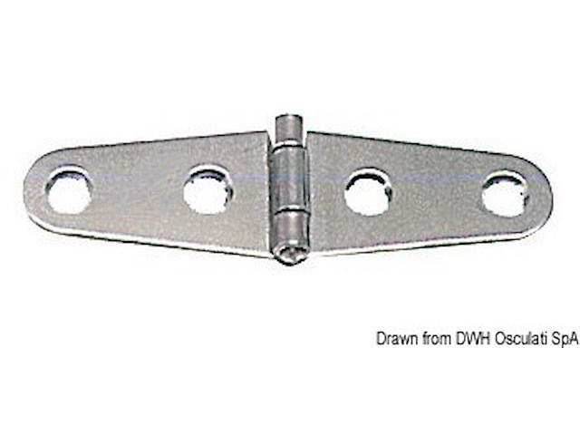 Cerniere inox 101x27 mm