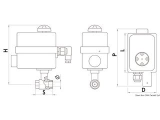 Valvola PN40 1" con pannello