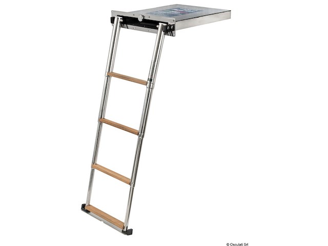 Scaletta Top Line 4 gradini in  teak