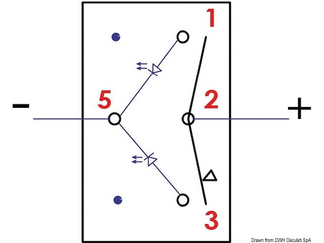 Interruttore Marina R ON-OFF-(ON)