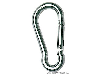 Moschettone inox 13 mm