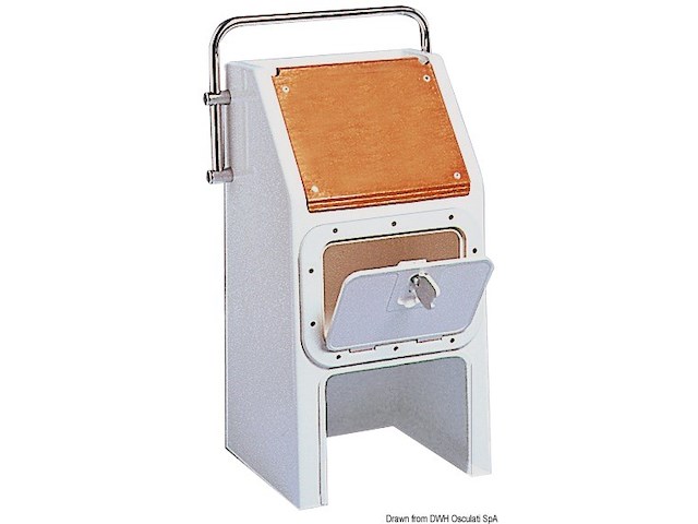 Plancia guida con inserto in mogano