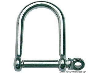 Grilli inox a D larga mm 10