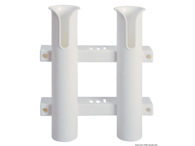 Portacanne parete plastica 2 posti