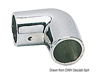 Giunto pulpito a 90° 22 mm