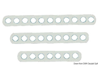 Lande forate inox 1000 mm