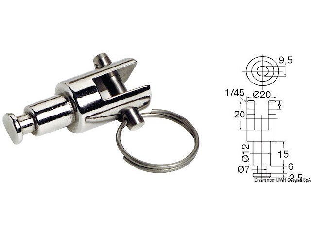 Forcella per portascalmi