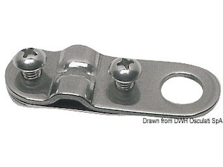 Morsetto inox per sartie