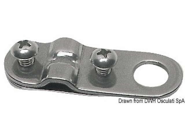 Morsetto inox per sartie