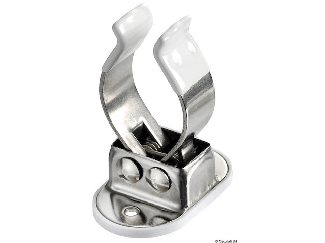 Clip inox per tubi 30/35 mm