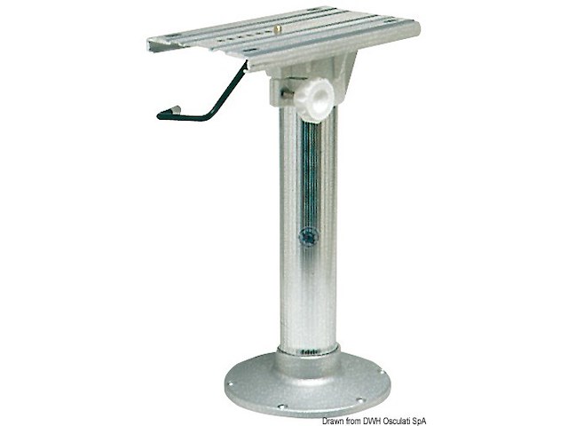 Piede lega leggera 45 cm base lucida