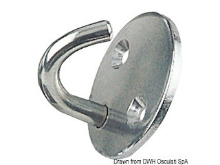 Rampini con basetta tonda 8 mm