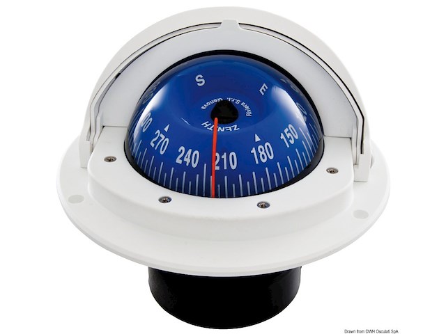 Bussola Riviera 3" AV blu/bianca