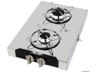 Fornello 2 fuochi 290 x 440 mm