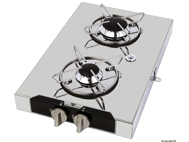 Fornello 2 fuochi 290 x 440 mm