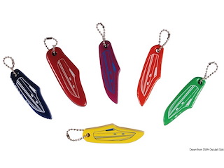 Portachiavi motoscafo verde