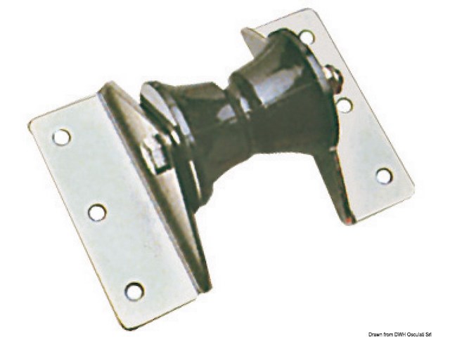 Musone di prua inox per delfiniera