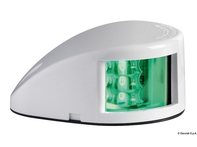 Fanale di via Mouse Deck verde corpo ABS bianco