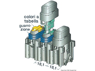 Portafusibili con coperchio 30 A