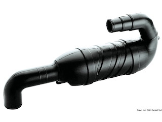 Sifone con ingresso girato in basso