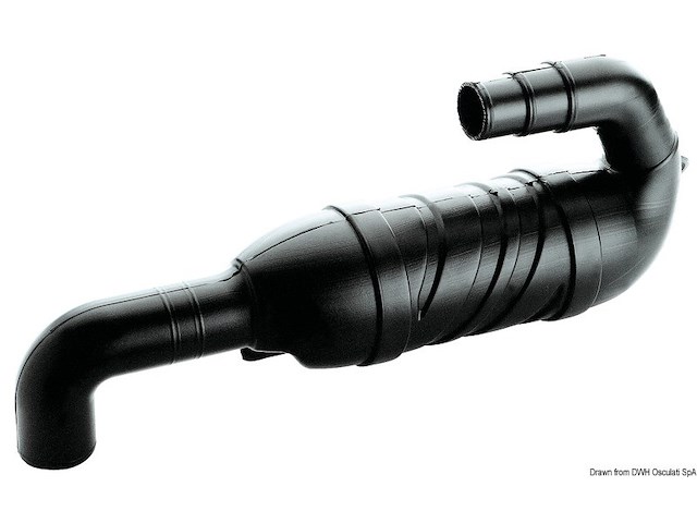 Sifone con ingresso girato in basso