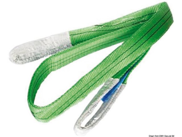 Fascia per ormeggio su roccia 3m, h: 60mm, Verde